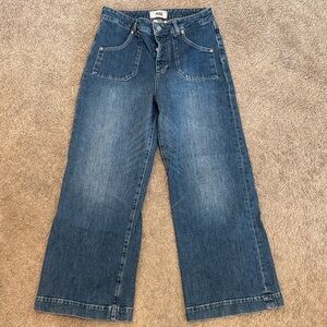 Paige Anessa Anthropologie Women's Blue Jeans 28
